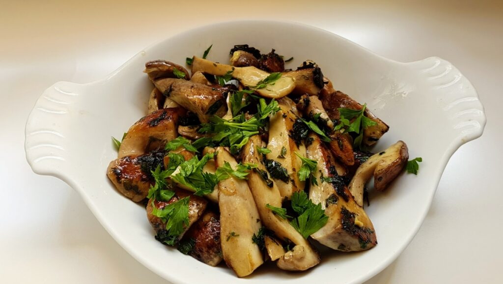 Bois de JAcou et Poêlée de champignons à la Ligérienne